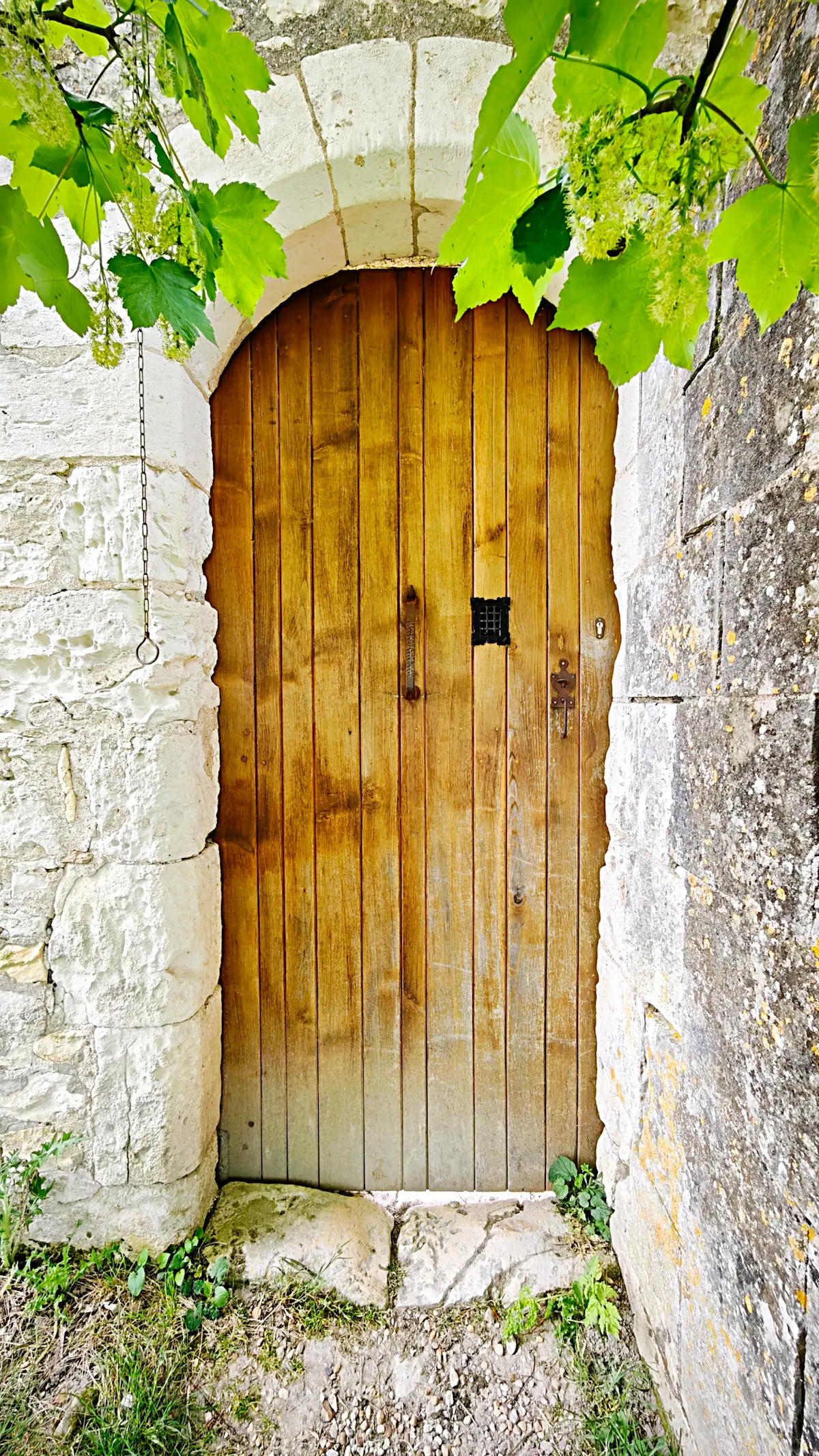 Porte du XVe siècle du Manoir du Canon Pantagruélion — du temps même de Rabelais, Touraine